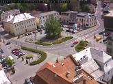 Krásná Lípa - aktuální pohled na Křinické náměstí